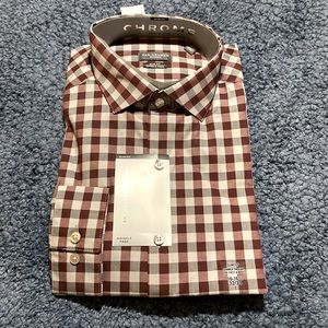 Mens Plaid Dress Shirt
